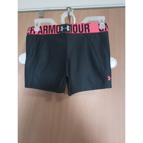 Under Armour Women's Compression Shorts Black Pink - size medium - Picture 1 of 2